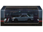 Nissan Skyline "Top Secret" GT-R (R32) RHD (Right Hand Drive) Stealth Gray with Carbon Hood 1/64 Diecast Model Car by Inno Models-0
