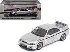 Nissan Skyline GT-R N1 (R33) RHD (Right Hand Drive) "Tuned by Mine's" Silver 1/64 Diecast Model Car by Inno Models-3