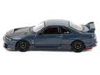 Nissan Top Secret Skyline GT-R (BCNR33) RHD (Right Hand Drive) Stealth Gray with Carbon Hood "Tokyo Auto Salon Hong Kong 2025 Event Edition" 1/64 Diecast Model Car by Inno Models-2