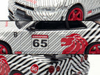 Nissan Skyline GT-R (R34) RHD (Right Hand Drive) #65 "Black Crow" White with Black Pinstripes "Singapore Diecast Expo 2025 Event Edition" 1/64 Diecast Model Car by Inno Models-2