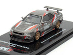 Nissan Skyline GT-R (R34) Z-Tune RHD (Right Hand Drive) Gray Metallic with Graphics "Indonesia Diecast Expo 2024 Exclusive Edition" 1/64 Diecast Model Car by Inno Models-2