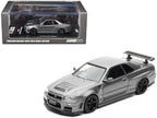 Nissan Skyline GT-R (R34) Z-Tune RHD (Right Hand Drive) Gray Metallic "Thailand Diecast Expo 2025 Event Edition" 1/64 Diecast Model Car by Inno Models-4