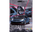 2024 Nissan GT-R (R35) Nismo "Top Secret" RHD (Right Hand Drive) Gray with Carbon Hood and Top "Hong Kong Toy Car Salon 2024 Special Edition" 1/64 Diecast Model Car by Inno Models-1