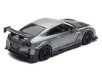 Nissan GT-R (R35) "Top Secret" RHD (Right Hand Drive) Gray Metallic with Carbon Hood "IAM Bangkok 2025 Event Edition" 1/64 Diecast Model Car by Inno Models-0
