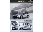 Nissan GT-R (R35) Top Secret RHD (Right Hand Drive) Silver Metallic with Carbon Hood and Top "Tokyo Auto Salon Hong Kong 2025 Event Edition" 1/64 Diecast Model Car by Inno Models-2