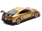 Nissan GT-R (R35) Top Secret Thailand RHD (Right Hand Drive) Gold Metallic "Thailand Diecast Expo 2025 Event Edition" 1/64 Diecast Model Car by Inno Models-2