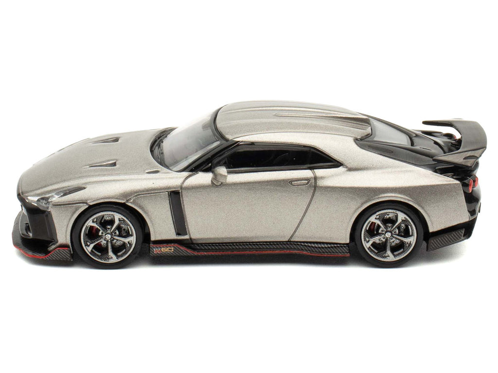 Nissan GT-R50 By ItalDesign Gray Metallic "Indonesia Diecast Expo 2024 Exclusive Edition" 1/64 Diecast Model Car by Inno Models-0