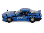 Mazda RX-7 (FD3S) RHD (Right Hand Drive) "Pandem Rocket Bunny" Blue Chrome "Tokyo Auto Salon 2026 Event Edition" 1/64 Diecast Model Car by Inno Models-3