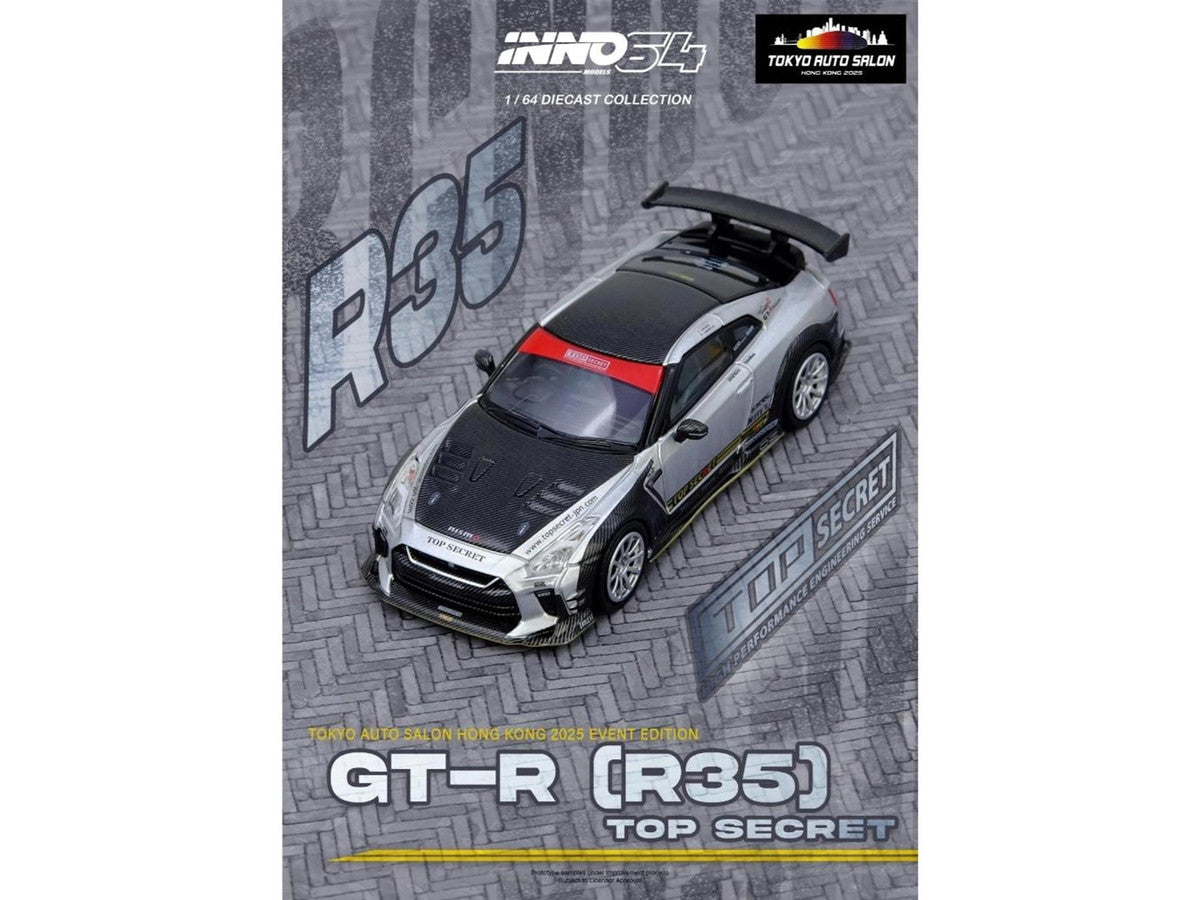 Nissan Top Secret "Tokyo Auto Salon Hong Kong 2025 Event Edition" Set of 2 Pieces 1/64 Diecast Model Car by Inno Models-2