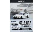 Nissan Skyline "Top Secret" (VR32) GT-R RHD (Right Hand Drive) White 1/64 Diecast Model Car by Inno Models-1