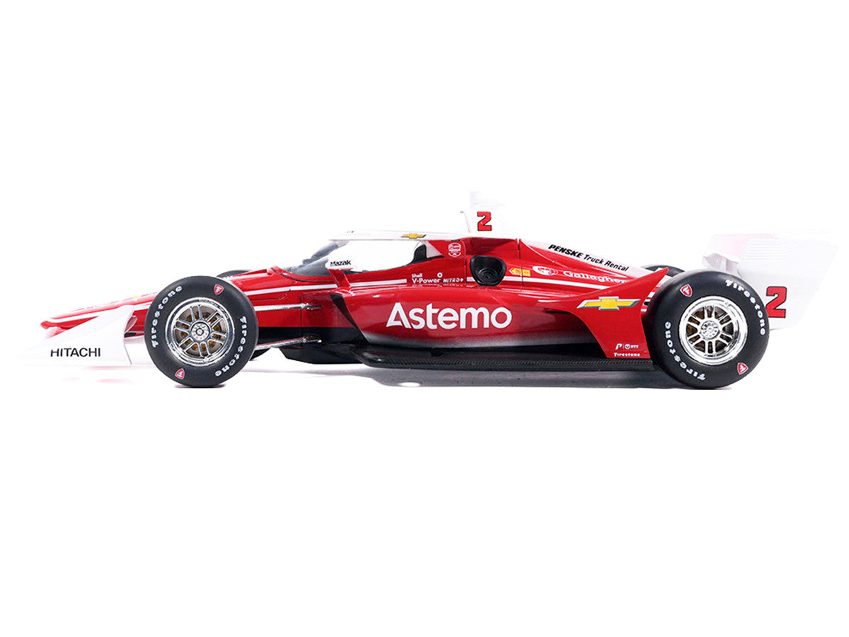 Dallara IndyCar #2 Josef Newgarden "Astemo" Team Penske (Road Course Configuration) "NTT IndyCar Series" (2026) 1/18 Diecast Model Car by IXO Models-1