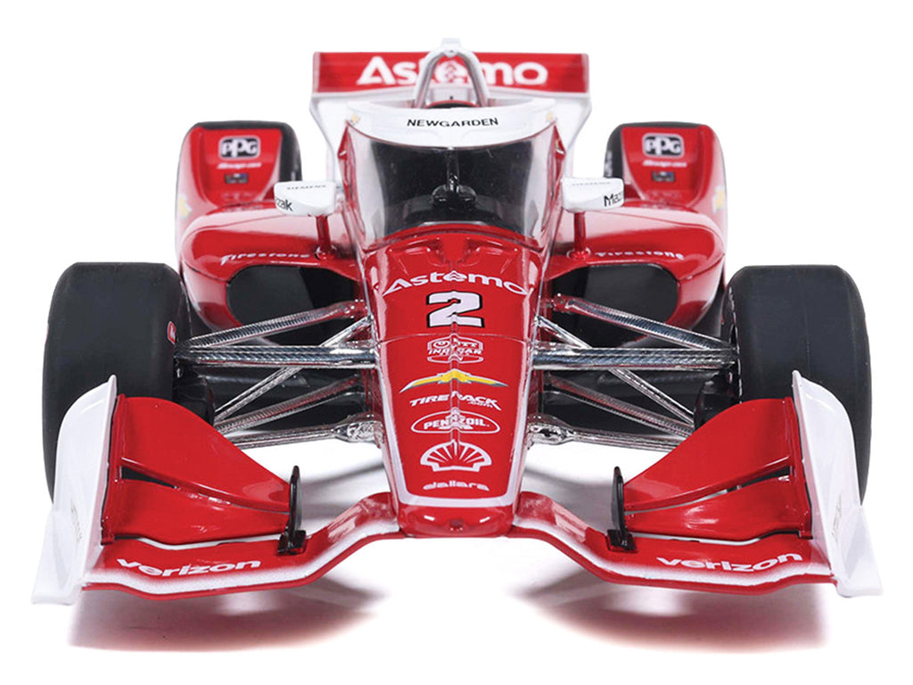 Dallara IndyCar #2 Josef Newgarden "Astemo" Team Penske (Road Course Configuration) "NTT IndyCar Series" (2026) 1/18 Diecast Model Car by IXO Models-3