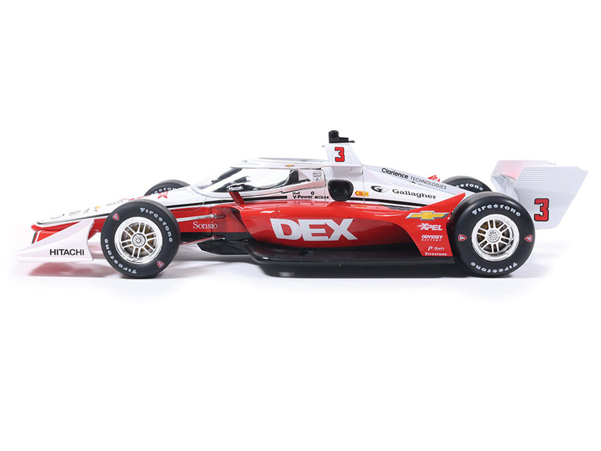 Dallara IndyCar #3 Scott McLaughlin "DEX" Team Penske (Road Course Configuration) "NTT IndyCar Series" (2026) 1/18 Diecast Model Car by IXO Models-0