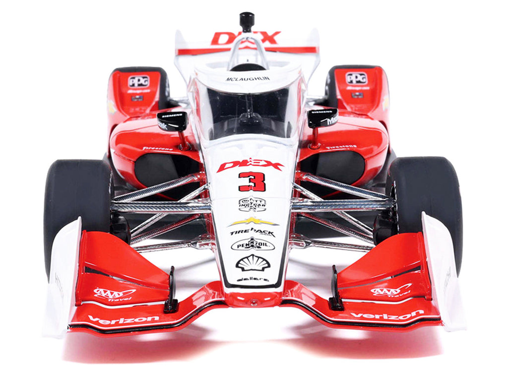 Dallara IndyCar #3 Scott McLaughlin "DEX" Team Penske (Road Course Configuration) "NTT IndyCar Series" (2026) 1/18 Diecast Model Car by IXO Models-3