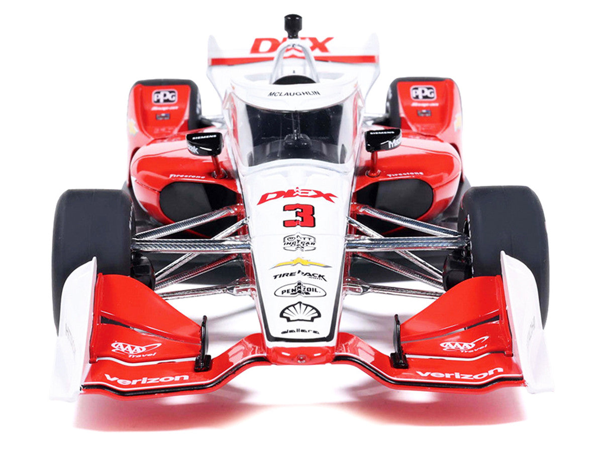 Dallara IndyCar #3 Scott McLaughlin "DEX" Team Penske (Road Course Configuration) "NTT IndyCar Series" (2026) 1/18 Diecast Model Car by IXO Models-3