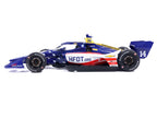 Dallara IndyCar #14 Santino Ferrucci "HFOT.Org" AJ Foyt Racing (Road Course Configuration) "NTT IndyCar Series" (2026) 1/18 Diecast Model Car by IXO Models-0
