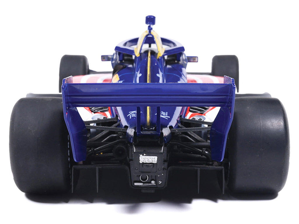 Dallara IndyCar #14 Santino Ferrucci "HFOT.Org" AJ Foyt Racing (Road Course Configuration) "NTT IndyCar Series" (2026) 1/18 Diecast Model Car by IXO Models-1