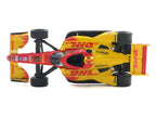 Dallara IndyCar #10 Alex Palou "DHL" Chip Ganassi Racing (Road Course Configuration) Champion "NTT IndyCar Series" (2025) with Trading Card 1/64 Diecast Model Car by IXO Models-1