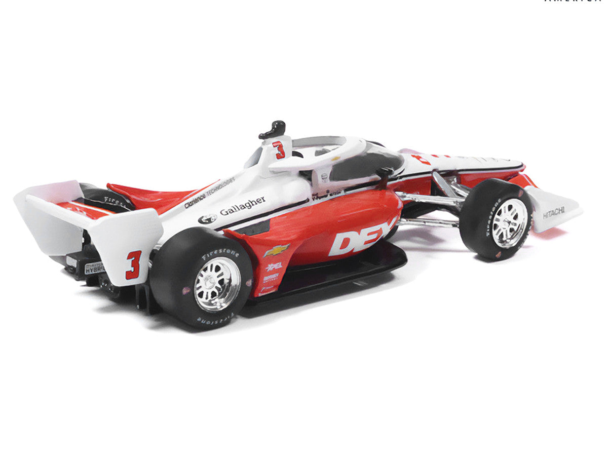 Dallara IndyCar #3 Scott McLaughlin "DEX" Team Penske (Road Course Configuration) "NTT IndyCar Series" (2026) 1/64 Diecast Model by IXO Models-1