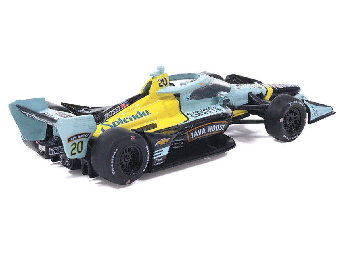 Dallara IndyCar #20 Alexander Rossi "Java House" Ed Carpenter Racing (Road Course Configuration) "NTT IndyCar Series" (2026) 1/64 Diecast Model by IXO Models-0