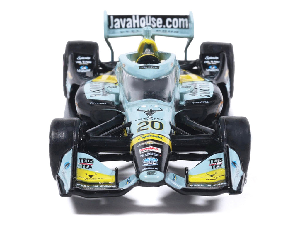 Dallara IndyCar #20 Alexander Rossi "Java House" Ed Carpenter Racing (Road Course Configuration) "NTT IndyCar Series" (2026) 1/64 Diecast Model by IXO Models-2