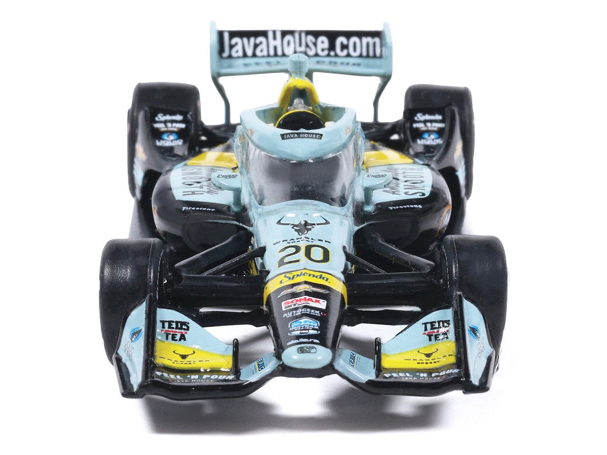 Dallara IndyCar #20 Alexander Rossi "Java House" Ed Carpenter Racing (Road Course Configuration) "NTT IndyCar Series" (2026) 1/64 Diecast Model by IXO Models-2
