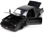 1987 Buick Grand National Black Metallic "Blackbird" "Bigtime Muscle" Series 1/24 Diecast Model Car by Jada-1