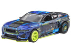 2024 Ford Mustang RTR Spec 5-FD Dark Blue with Graphics "Circuit Legends" Series Diecast Model Car by Hot Wheels-1
