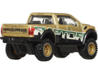 2017 Ford F-150 Raptor Pickup Truck Gold Metallic with Graphics "HW Off Road" Series Diecast Model Car by Hot Wheels-2