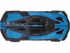 Bugatti Bolide Blue and Dark Blue Metallic "Euro Speed" Series Diecast Model Car by Hot Wheels-2