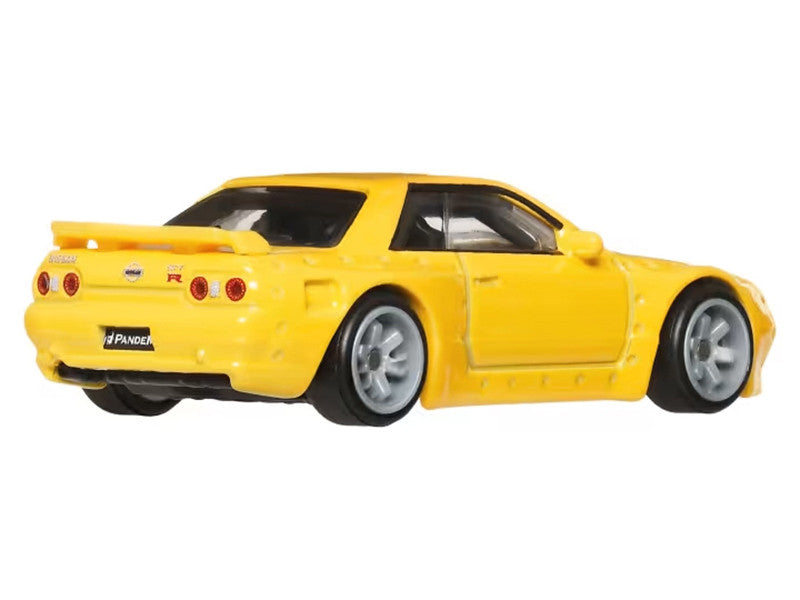 Nissan Skyline GT-R (R32) Pandem RHD (Right Hand Drive) Yellow "Ronin Run II" Series Diecast Model Car by Hot Wheels-1
