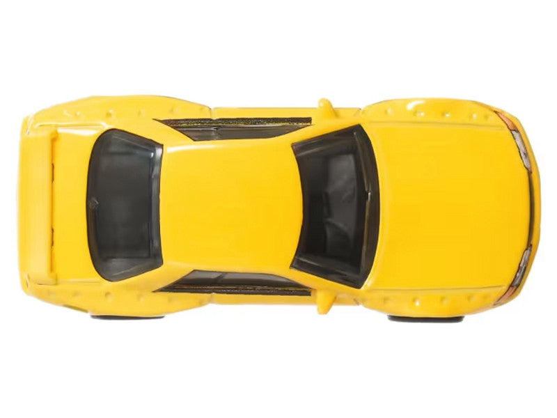 Nissan Skyline GT-R (R32) Pandem RHD (Right Hand Drive) Yellow "Ronin Run II" Series Diecast Model Car by Hot Wheels-2