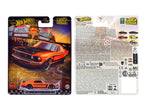 1969 Ford Mustang Boss 302 Orange with Black Stripes and Hood "Boulevard" Series Diecast Model Car by Hot Wheels-1