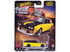 Datsun 510 Wagon Yellow and Black "Boulevard" Series Diecast Model Car by Hot Wheels-2