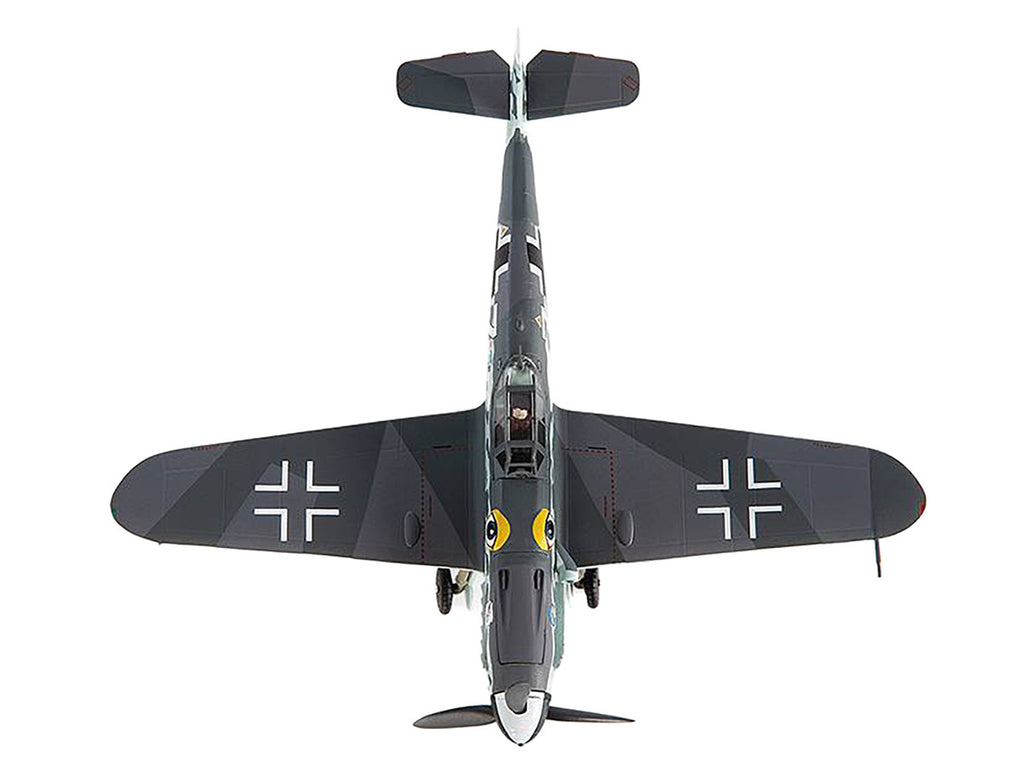 Messerschmitt BF 109G-6 Fighter Aircraft "JG 51 Bulgaria" (1944) German Luftwaffe 1/72 Die Cast Model by JC Wings-3