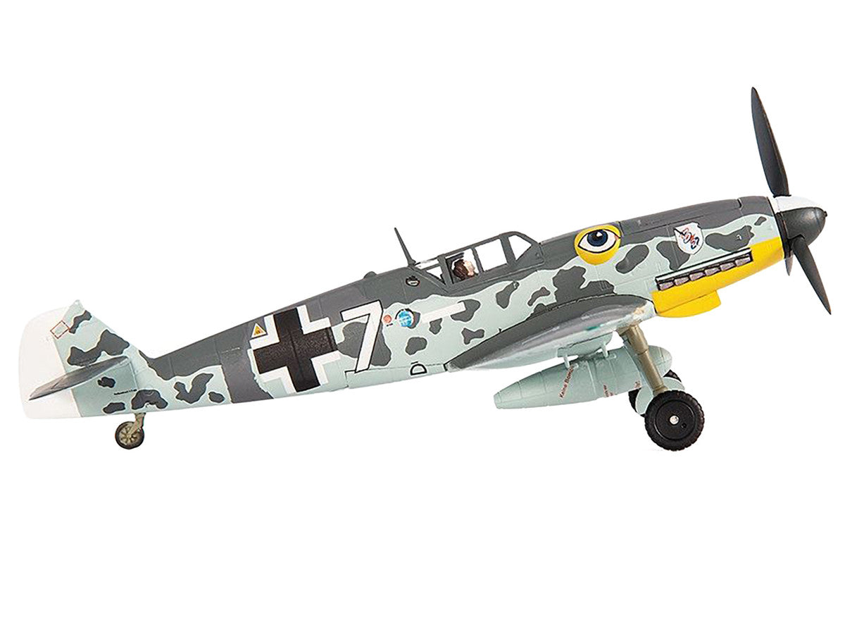 Messerschmitt BF 109G-6 Fighter Aircraft "JG 51 Bulgaria" (1944) German Luftwaffe 1/72 Die Cast Model by JC Wings-2