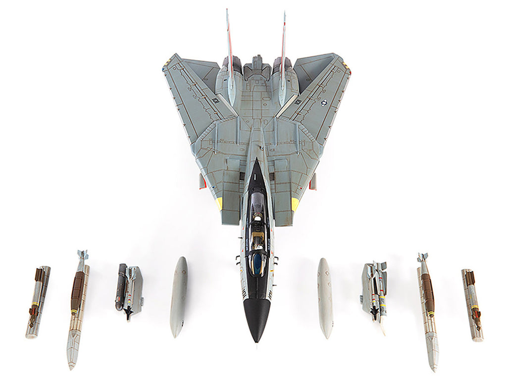 Grumman F-14D Tomcat Fighter Aircraft "VF-31 Tomcatters USS Theodore Roosevelt The Last Flight" (2006) United States Navy 1/72 Diecast Model by JC Wings-3