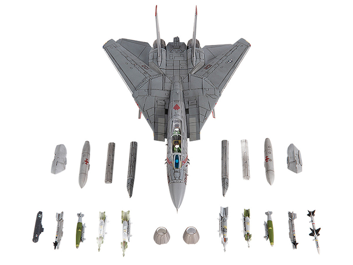 Grumman F-14B Tomcat Fighter Aircraft "VF-102 Diamondbacks Operation Enduring Freedom" (2001) United States Navy 1/72 Diecast Model by JC Wings-3