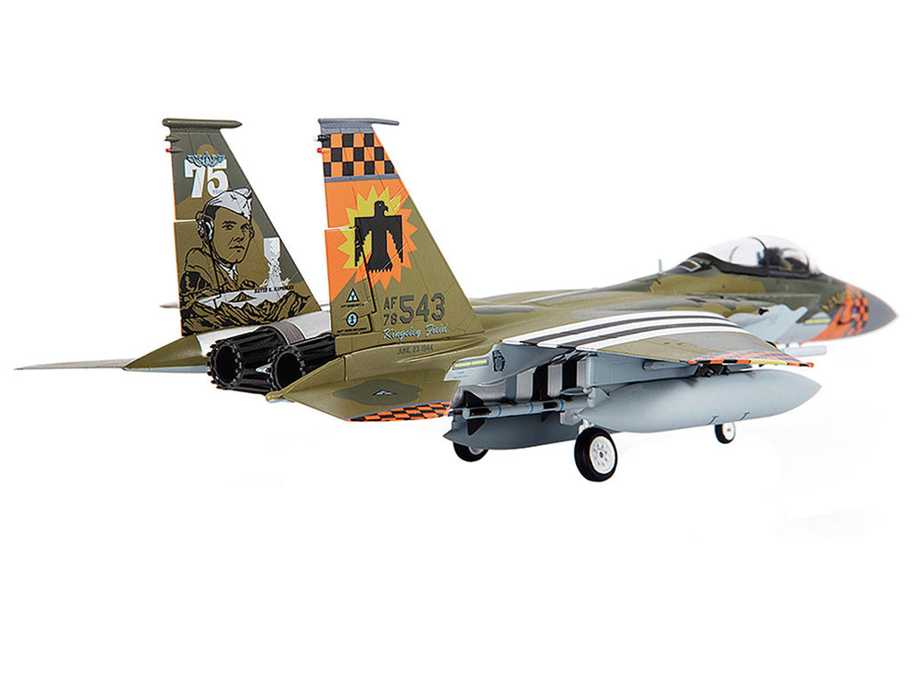 McDonnell Douglas F-15C Eagle Fighter Plane "U.S. ANG 173rd Fighter Wing" (2020) 1/72 Diecast Model by JC Wings-3