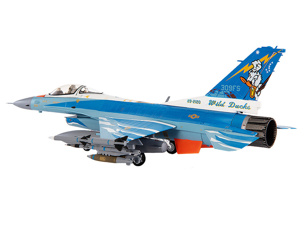 Lockheed F-16C Fighting Falcon Fighter Aircraft "309th Fighter Squadron 56th Operations Group Wild Ducks" (2022) United States Air Force 1/72 Diecast Model by JC Wings-3