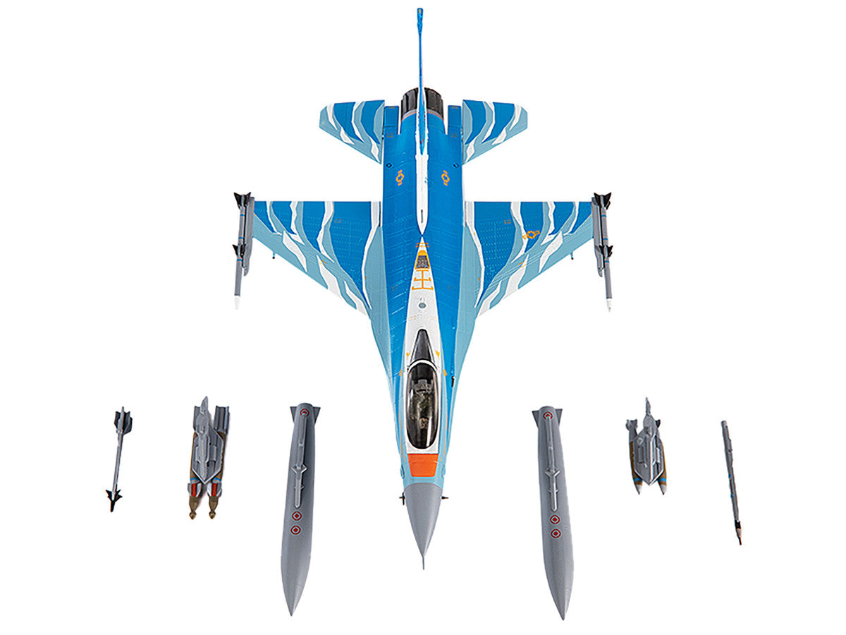 Lockheed F-16C Fighting Falcon Fighter Aircraft "309th Fighter Squadron 56th Operations Group Wild Ducks" (2022) United States Air Force 1/72 Diecast Model by JC Wings-2