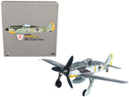 Focke-Wulf FW 190A-4 Fighter Aircraft "Major Siegfried Schnell, Luftwaffe, JG2, France" (1943) 1/72 Diecast Model by JC Wings-0