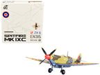 Supermarine Spitfire MK IXC Fighter Aircraft "Royal Air Force Ldr. Stanislav Skalsk Polish Combat Team North Africa" (1943) 1/72 Diecast Model by JC Wings-0