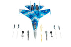 Sukhoi Su-27UB Flanker Aircraft "831st Tactical Aviation Brigade" (2017) Ukrainian Air Forces 1/72 Diecast Model by JC Wings-0