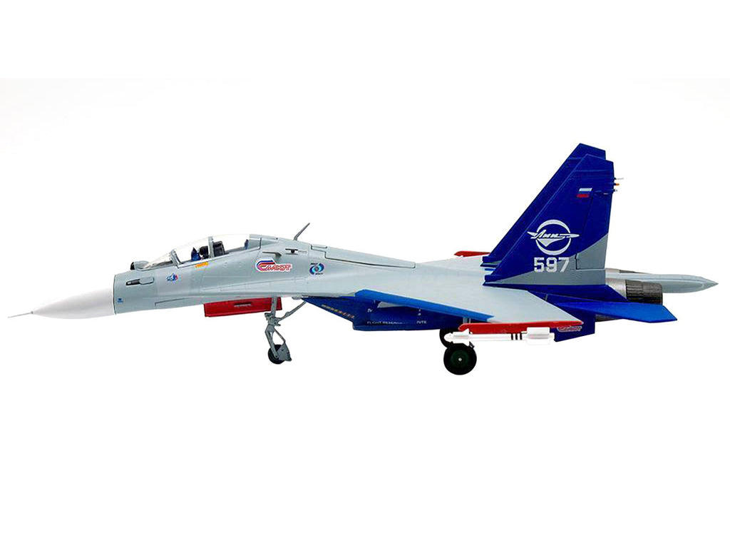 Sukhoi Su-30LL Flanker-C Fighter Aircraft "Gromov Flight Research Institute Ramenskoye AB Russia" (1997) 1/72 Diecast Model by JC Wings-2