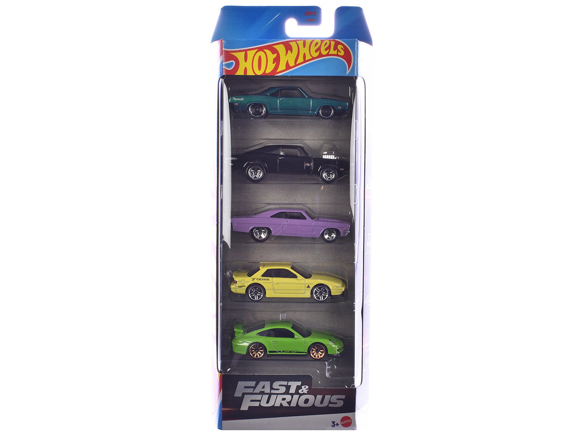 "Fast & Furious" 5 piece Set die Diecast Model Cars by Hot Wheels-0