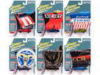 "Muscle Cars USA" 2025 Release 1 Set B of 6 pieces 1/64 Diecast Model Cars by Johnny Lightning-2
