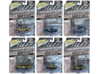 "Military" Set B of 6 pieces 2024 Release 2 Limited Edition Diecast Models by Johnny Lightning-0