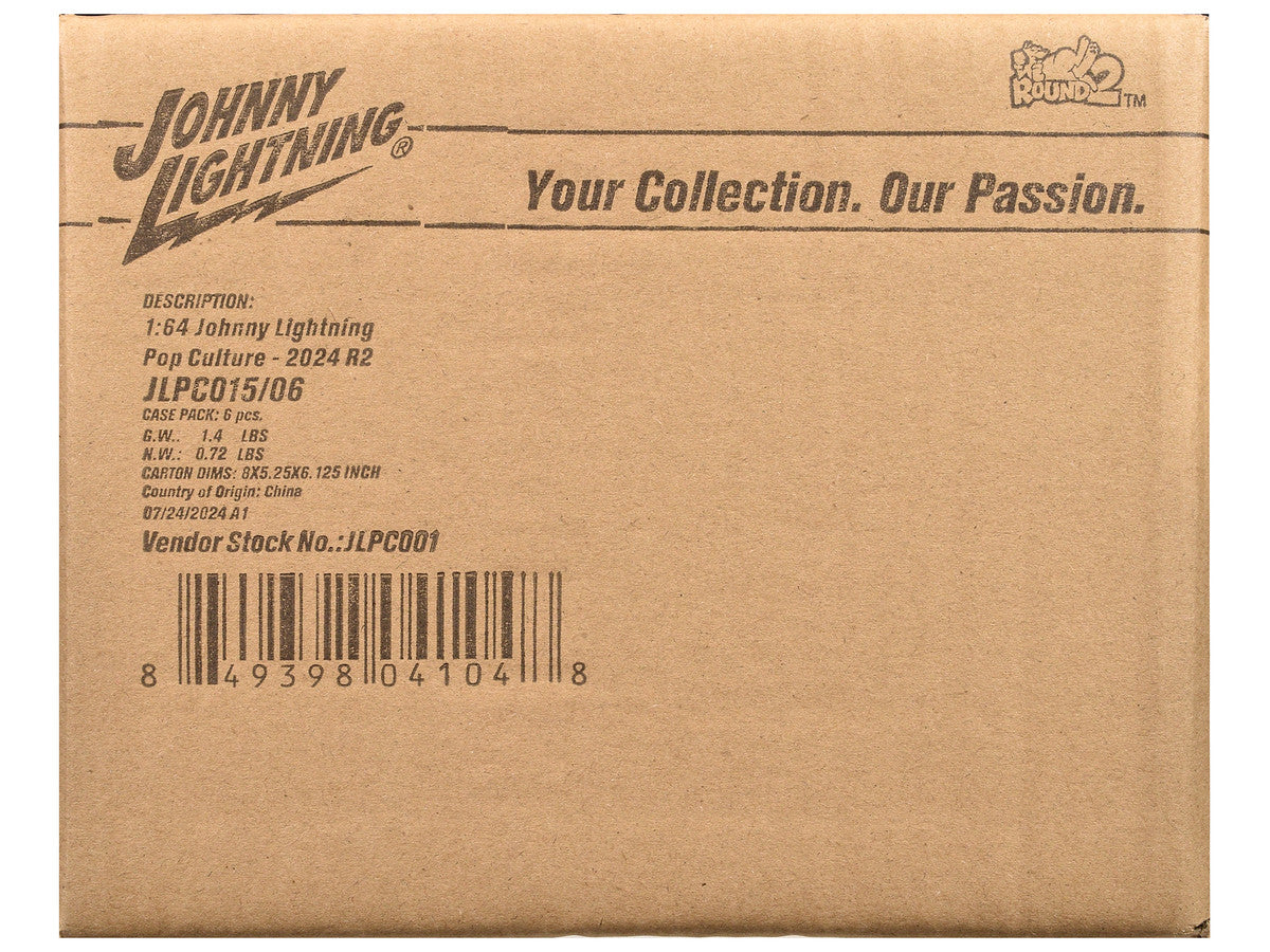 Pop Culture 2024 Set of 6 Cars Release 2 1/64 Diecast Model Cars by Johnny Lightning-1
