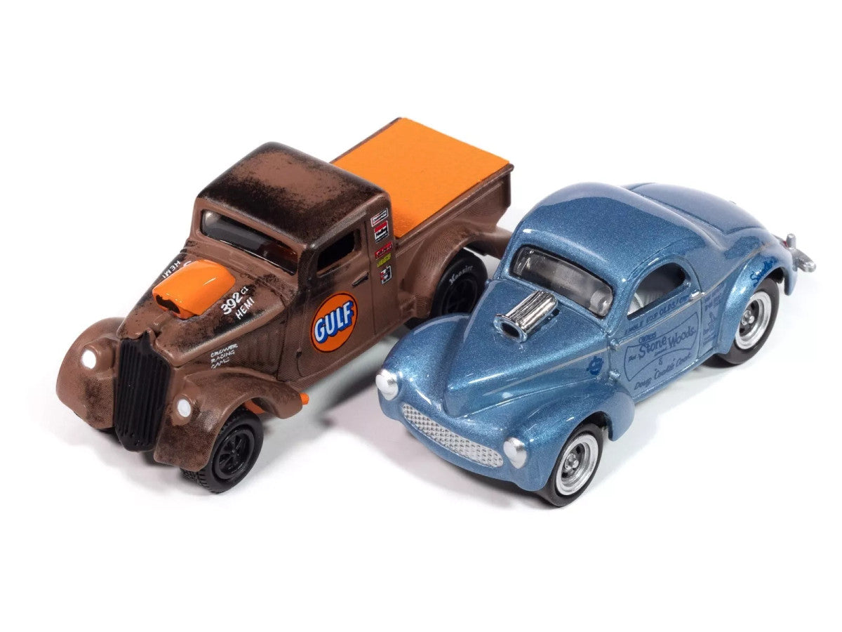 Johnny Lightning "2-Packs" 2024 Release 1 Set A of 6 pieces 1/64 Diecast Model Cars by Johnny Lightning-0